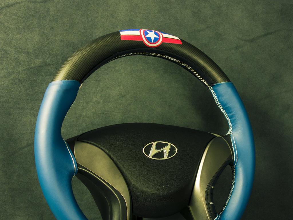Hyundai Elantra 2014 碳纖維方向盤